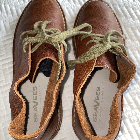 A pair of SeaVees Chukka tan leather boots. - Picture 5 of 7
